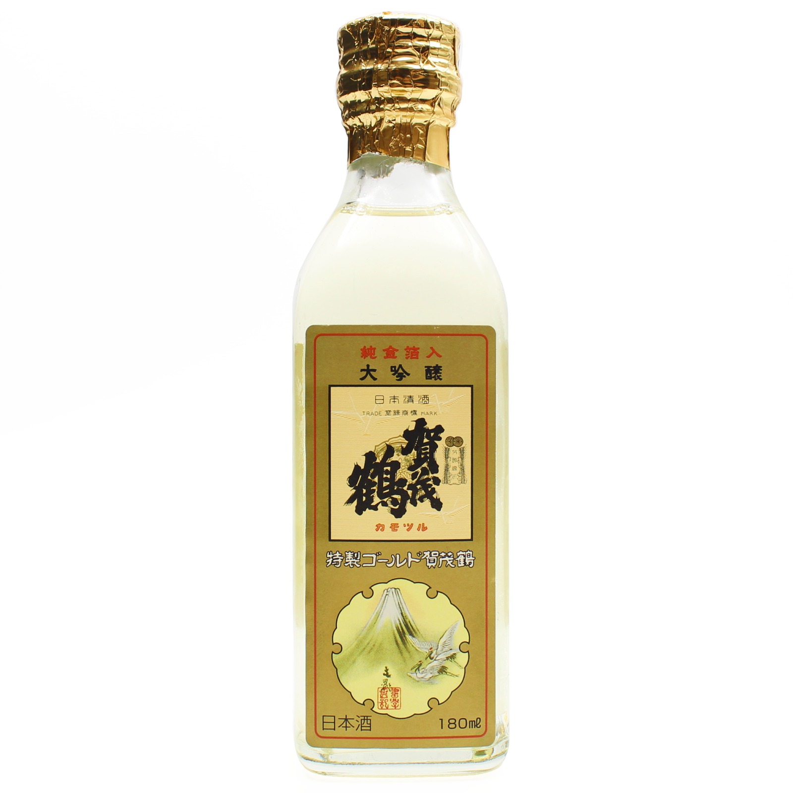 賀茂鶴 大吟醸 特製ゴールド賀茂鶴 角瓶 180ml