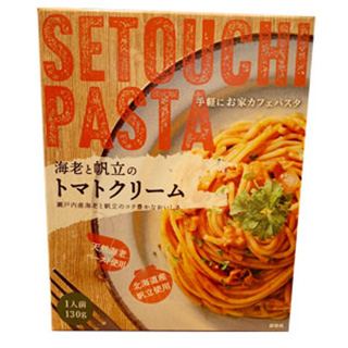 瀬戸内パスタ海老と帆立のトマトクリーム