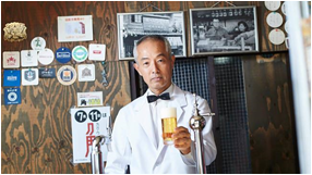 『ビールスタンド重富』 のオーナー・重富　寛さんが 2年ぶりにTAUで生ビールを提供します！